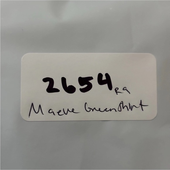 Maeve Anthropologie Puff Sleeve Knit Blouse Womes Small Green Mock Neck - Picture 8 of 8